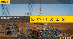 Desktop Screenshot of kiewit.com.au